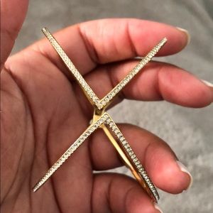 Nadri open bracelet! No studs missing!